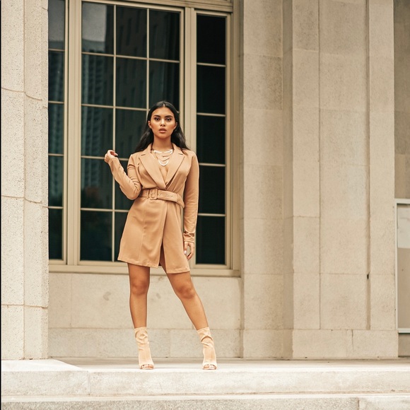 Camel Trench Jacket - Picture 5 of 6